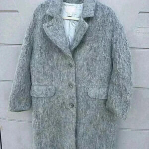 H&M Oversized Wool Pile Coat - Size 12